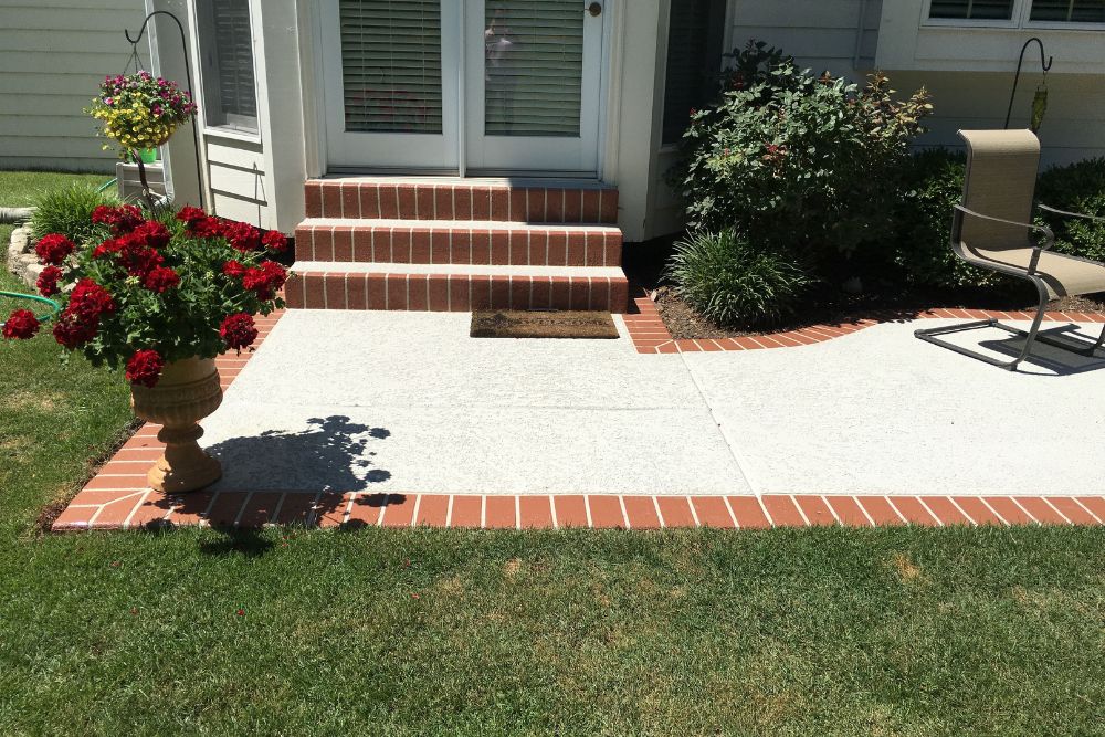 Spray Knockdown Front Entryway